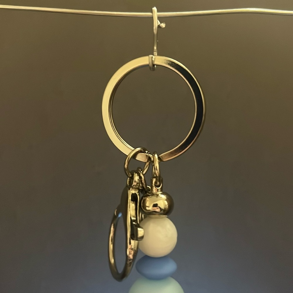 Handmade Rubber Duck Keychain - Picture 2 of 3